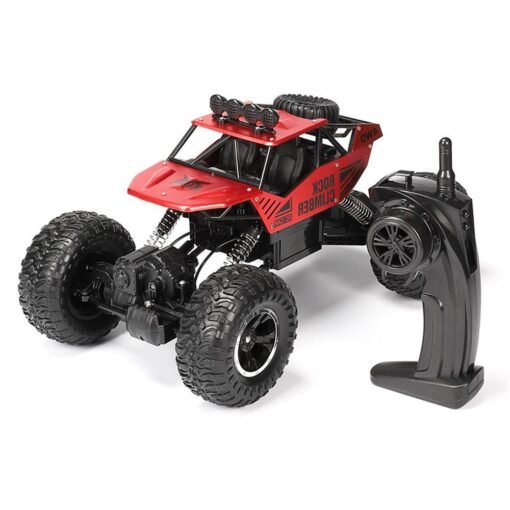 Maroon 1:12 2.4G 4WD RC Car Rechargeable High Speed Off Road Monster Trucks Model Vehicles Kids Toys