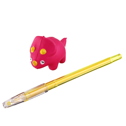 6PCS Squishy Pen Cap Wholesale Panda Dinosaur Unicorn Cake Animal Slow Rising Jumbo with Pen Stress Relief Toys Gift - Toys Ace