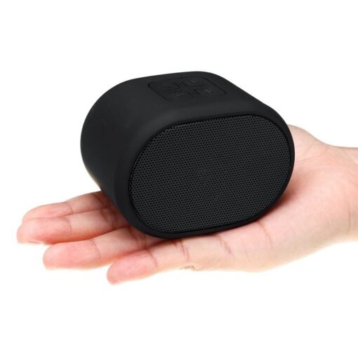 Black 1200mAh HIFI Sound Quality Built-in Microphone TF Card Slot Bluetooth 5.0 Stereo Portable Wireless Speaker