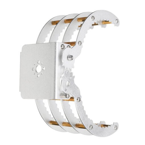 Light Gray 4DOF Mechanical Arm Manipulator Robot Arm Claw Metal Holder Bracket Kit Digital with Servo