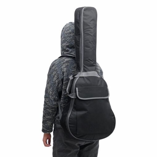 Dark Slate Gray 41 Inch Double Straps Padded Waterproof Shockproof Rubber Bottom Guitar Gig Bag Guitar Carrying Case