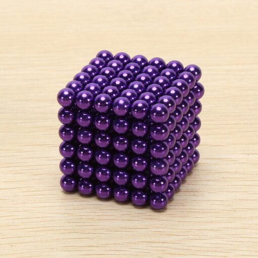 Black 222Pcs Per Lot 6mm Multi-Colror Magnetic Buck Balls Intelligent Cube Magic Beads Puzzle Toys