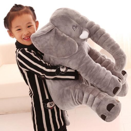 23.5" 60cm Cute Jumbo Elephant Plush Doll Stuffed Animal Soft Kids Toy Gift - Toys Ace