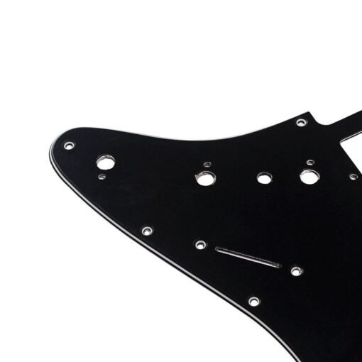 Black 3ply HSS Guitar Pickguard DIRECT FIT For USA/MEX Fenders Stratocaster Strat