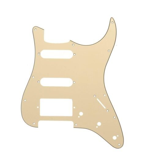 Wheat 3ply HSS Guitar Pickguard DIRECT FIT For USA/MEX Fenders Stratocaster Strat