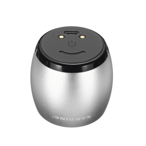 Dim Gray 3W 400mAh Waterproof Wireless Stereo Twins Bluetooth Speaker with USB Charging Dock for Car Home
