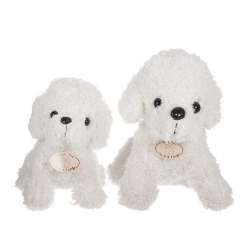 18/25CM Multi-color Simulation Realistic Teddy Lucky Dog Handmade Poodle Stuffed Plush Animal Figure Toy - Toys Ace
