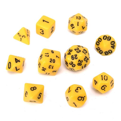 10pc/Set D4-D30 Multi-sided Dices TRPG Games Gaming Dices 8Color - Toys Ace