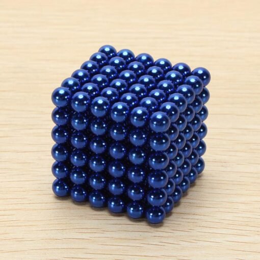 Midnight Blue 222Pcs Per Lot 6mm Multi-Colror Magnetic Buck Balls Intelligent Cube Magic Beads Puzzle Toys
