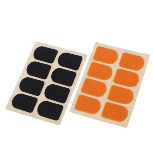 Chocolate 32PCS 0.5mm Saxophone universal Four Color Protection Mouthpiece Silicone Dental Pad