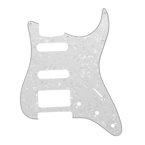 Light Gray 3ply HSS Guitar Pickguard DIRECT FIT For USA/MEX Fenders Stratocaster Strat