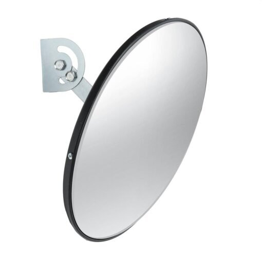 Gray 30cm Wide Angle Security Curved Convex Road Traffic Mirrors Safety Driveway