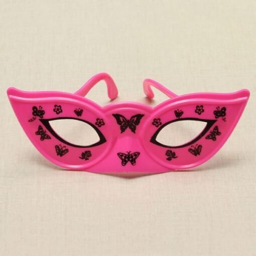 Violet Red Creative Glasses Mask Festival Party For Children Christmas Halloween Gift Toys