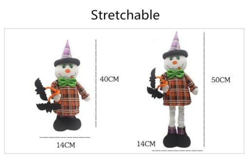 Stretchable Stuffed Plush Toy Halloween Party Cute Pumpkin Witch Decoration Toys - Toys Ace