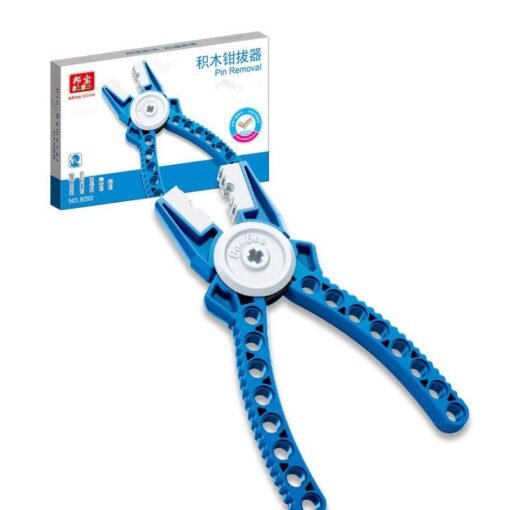 Dodger Blue BanBao 8093 Building Blocks Toys Pliers Popular Science Clamps Tool Parts Panel Kids Toys Sets