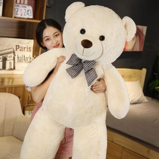 Large Teddy Bear Doll Hug Bow Tie Bear Plush Toy - Toys Ace