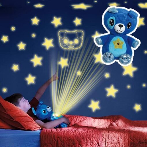 Children's Cartoon Plush Starry Dream Projection Lamp - Toys Ace