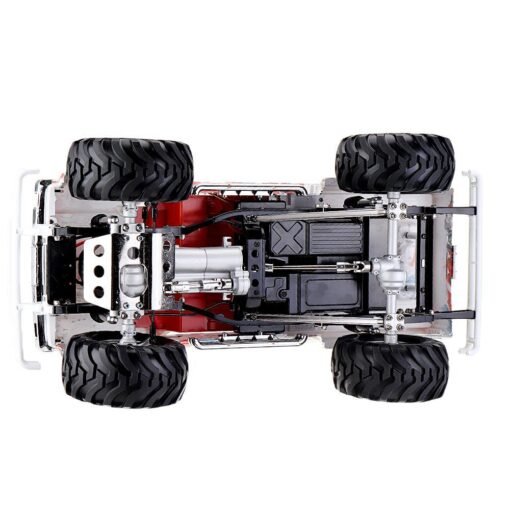 Dark Red HG P407 with 2 Shells 1/10 2.4G 4WD RC Car for TOYATO Metal 4X4 Pickup Truck RTR Vehicle Model