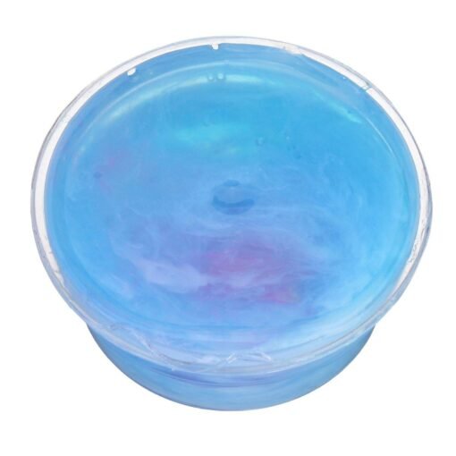 Cornflower Blue Beautiful Color Mixing Cloud Slime Squishy Putty Scented Stress Kids Clay Toy