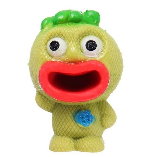 Novelties Toys Pop Out Alien Squishy Stress Reliever Fun Gift Vent Toys Big Mouth Slime