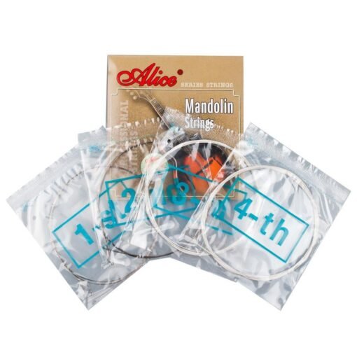 Rosy Brown Alices AM03 Mandolin Strings Plated Steel & Coated Copper Wound Strings Guitar Family Instruments