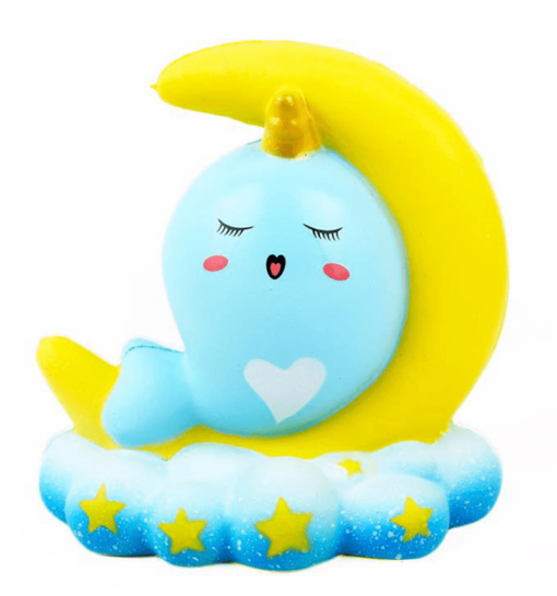 Sanqi Elan 16CM Animal Squishy Unicorn Moon Narwhale Slow Rebound with Packaging Gift Collection - Toys Ace