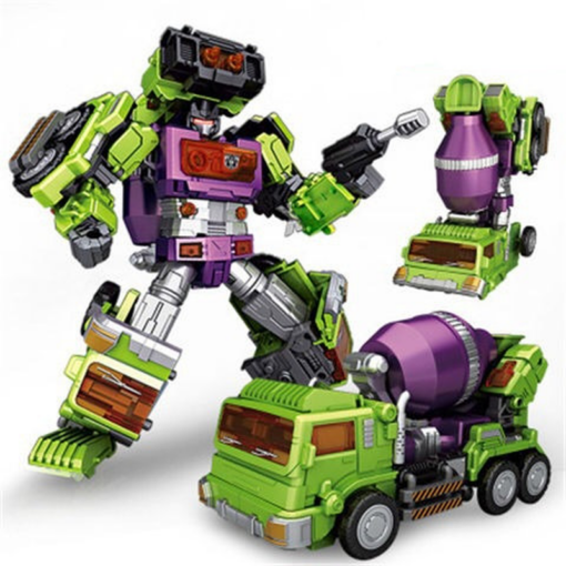 King Kong Robot Hercules Combination Engineering Vehicle Six Unit - Toys Ace