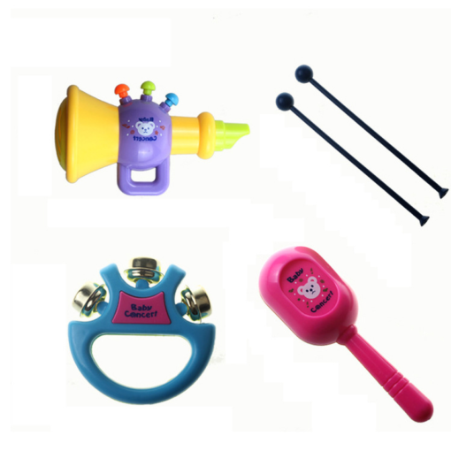 Children'S Toy 5-Piece Set of Jazz Drum Combo Instrument - Toys Ace