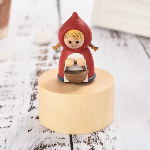 Wooden Mini Music Box Decoration Cartoon Crafts - Toys Ace