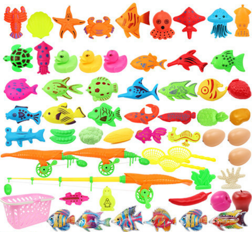 Puzzle Baby Children Fishing Toys Pool Set Magnetic - Toys Ace