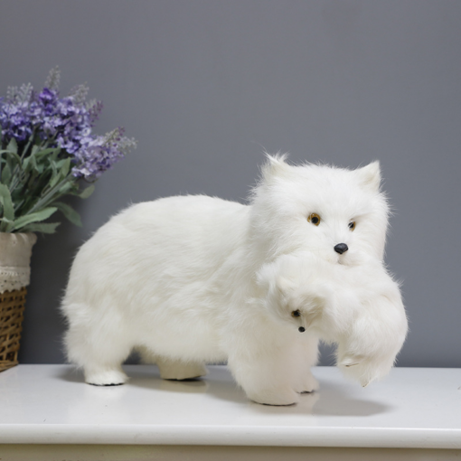 Simulation Bear Model White Bear Ornaments Photography Prop