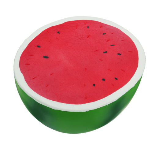 Giant Watermelon Squishy 9.84In 25*24*14CM Huge Fruit Slow Rising Soft Toy with Packaging Random Free Gift