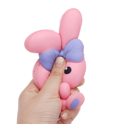 Jumbo Bowknot Rabbit Squishy Slow Rising House Play Toy 8*6*13Cm with Packing Bag - Toys Ace