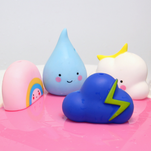 Soft Glue Bath Toys for Children and Babies