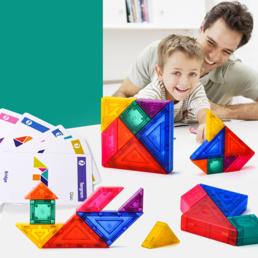 Children'S Toy Tangram Benefit Magnetic Puzzle - Toys Ace