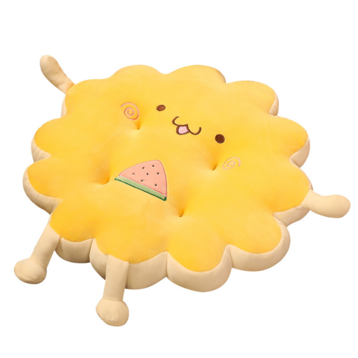 Simulation Cute Soft Biscuit Cushion Plush Toy