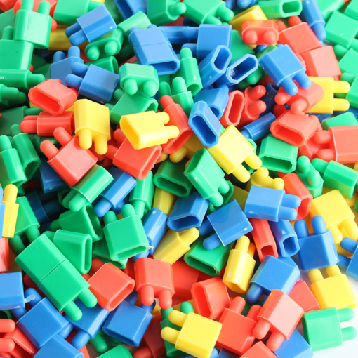 Children'S Puzzle Assembly Plastic Building Block Set - Toys Ace