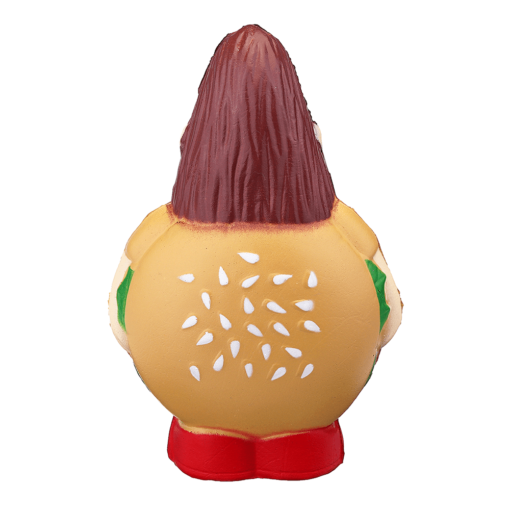 Burger Man Squishy 12.5CM Hamburger Funny Jumbo Slow Rising Rebound Toys with Packaging - Toys Ace