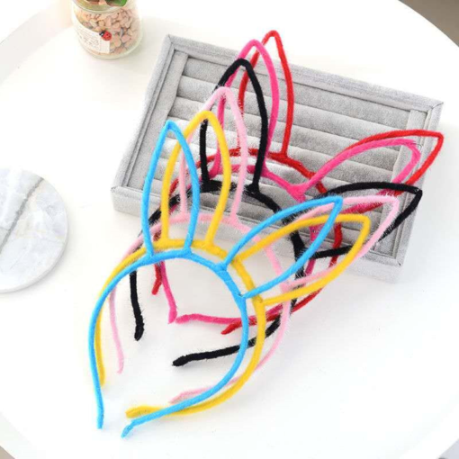 Colorful Luminous Plush Cat Ear Headband Headdress Children'S Toy - Toys Ace