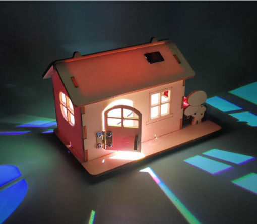Colorful Light House Manual Diy Technology Small Production Physical Circuit Experimen - Toys Ace