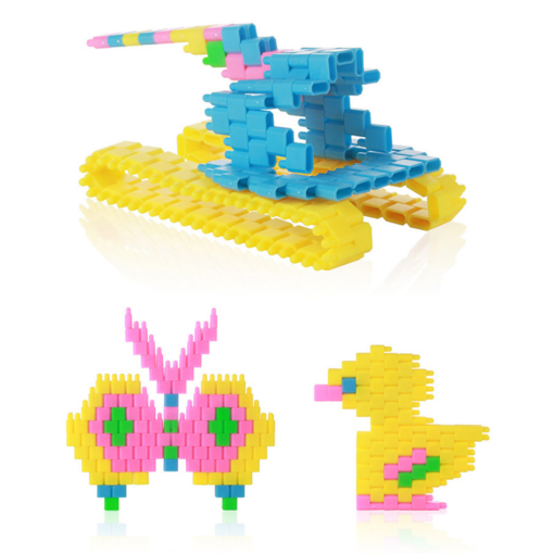 Children'S Puzzle Assembly Plastic Building Block Set - Toys Ace