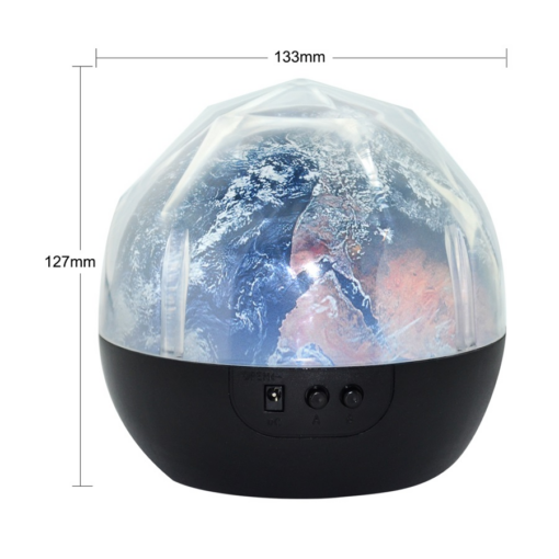 Starry Sky Earth Rotate Projector LED Night Light USB AA Battery Powered LED Night Lamp Novelty Baby Light - Toys Ace