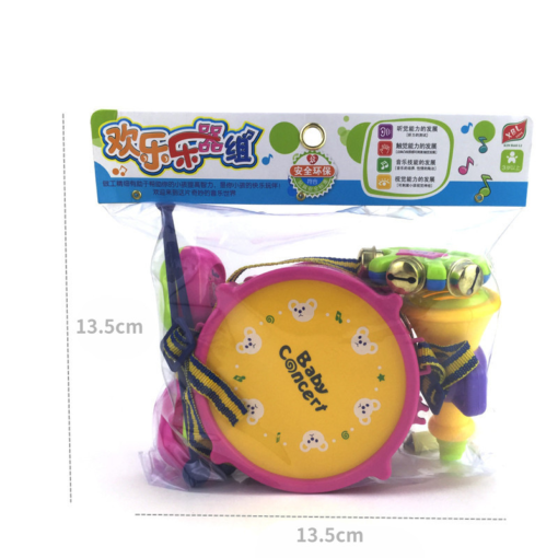 Children'S Toy 5-Piece Set of Jazz Drum Combo Instrument - Toys Ace