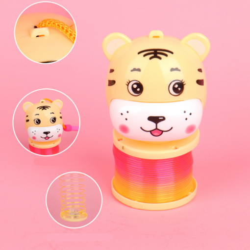 Lunar Year of the Tiger Luminous Elastic Rainbow Coil Spring Coil Toy - Toys Ace