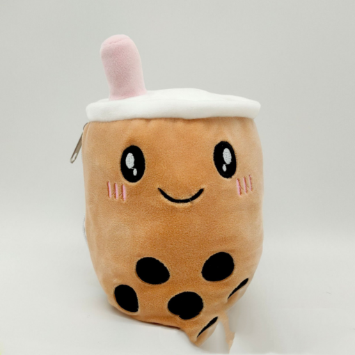 Milk Tea Cup Pillow, Xeative Double-Sided Double Epression Plush Doll