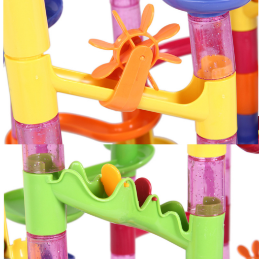 Orbital Ball Water Pipes Assembling Puzzle Assembling Children'S Toys 3-6 Years Old Pipe Building Blocks - Toys Ace
