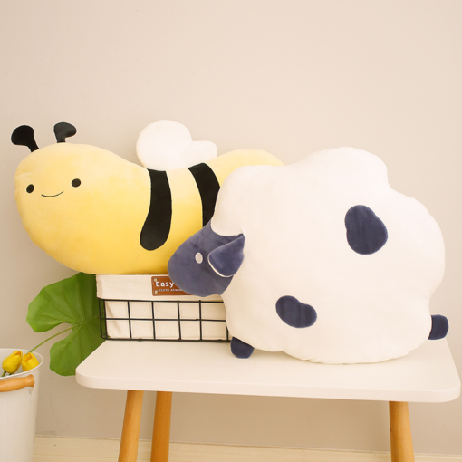 Cartoon Sheep Pillow Doll Office Sofa Waist Cushion Plush Toys