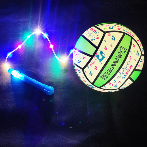 Luminous Swing Ball Fitness Ball, Inflatable Bouncy Ball - Toys Ace