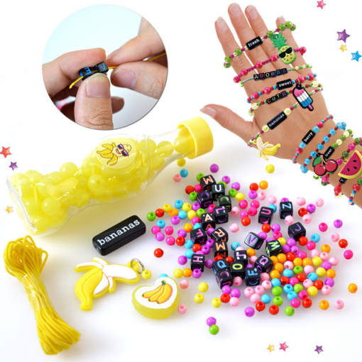 Fruit Bracelet Jewelry Chain Bangle for Kids DIY Decorated Toy Set - Toys Ace