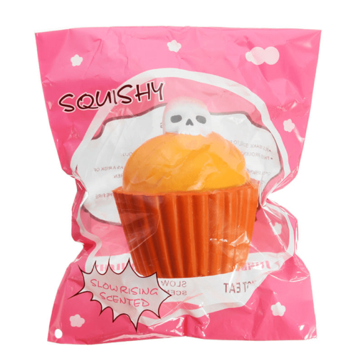 Yunxin Squishy Pumpkin Puff Cake Glow in Dark Halloween Slow Rising with Packaging Collection Gift